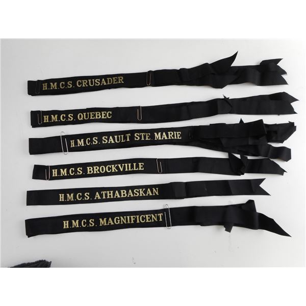 CANADIAN NAVY CAP RIBBONS