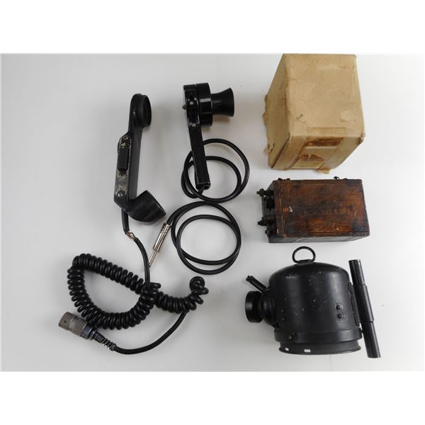 MILITARY LAMPS AND ELECTRIC LOT