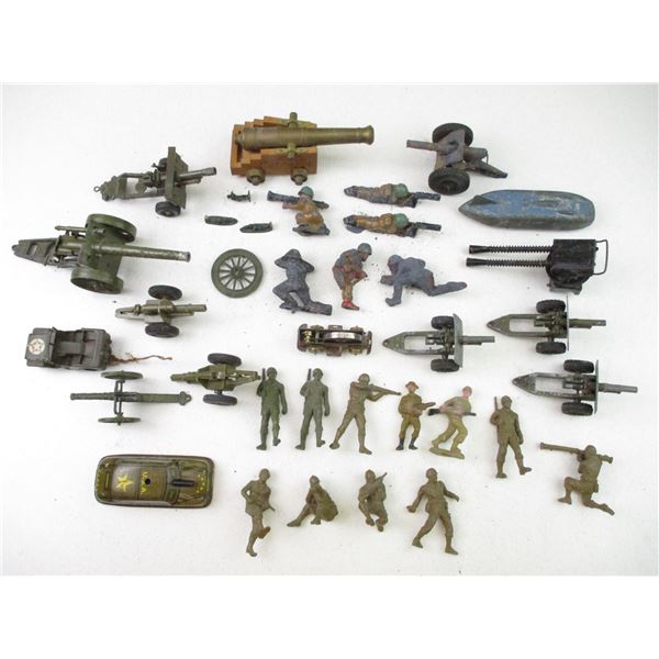 MILITARY TYPE TOYS LOT