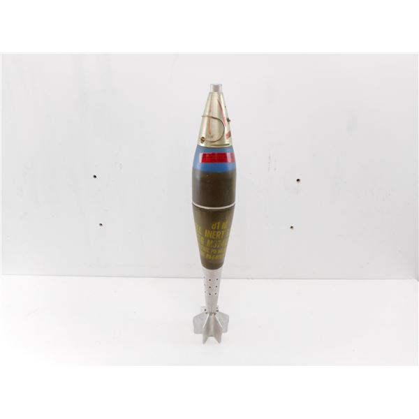 U.S. INERT 81 MM MORTAR ROUND