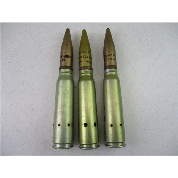 INERT 20MM MKV CANNON ROUNDS