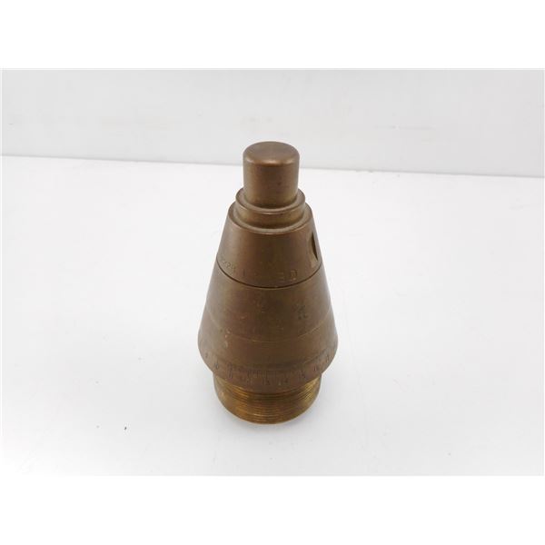 UNKNOWN INERT BRASS FUZE