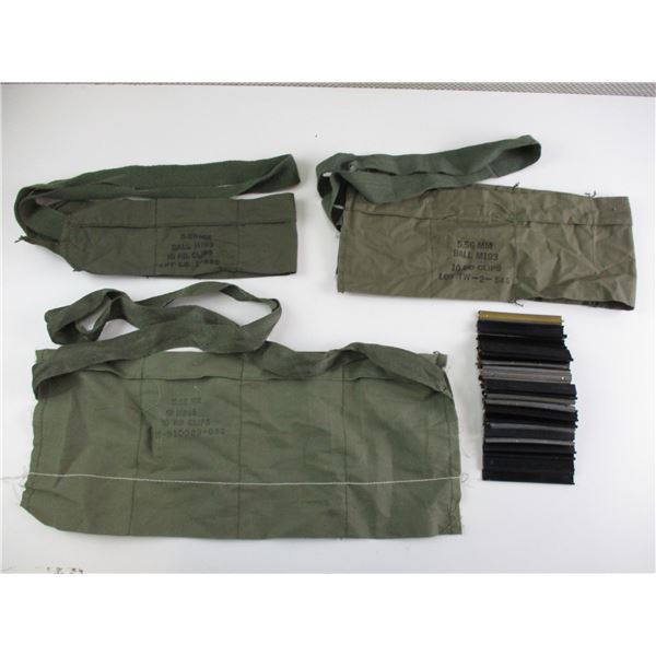 U.S./CANADIAN 5.56 CLIPS + BANDOLIERS