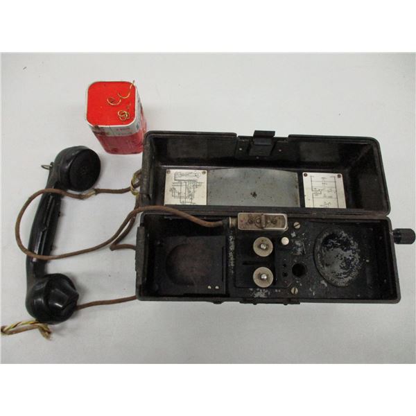 WWII GERMAN F33 FIELD PHONE