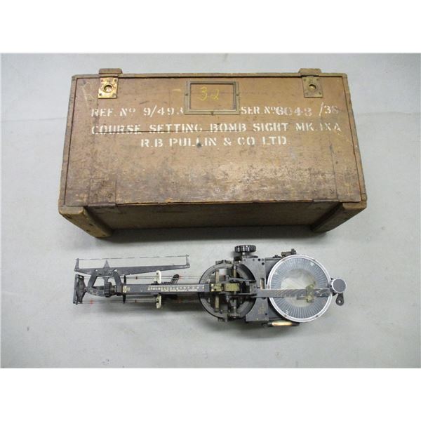 RARE WWII BOMB SIGHT MK IXA