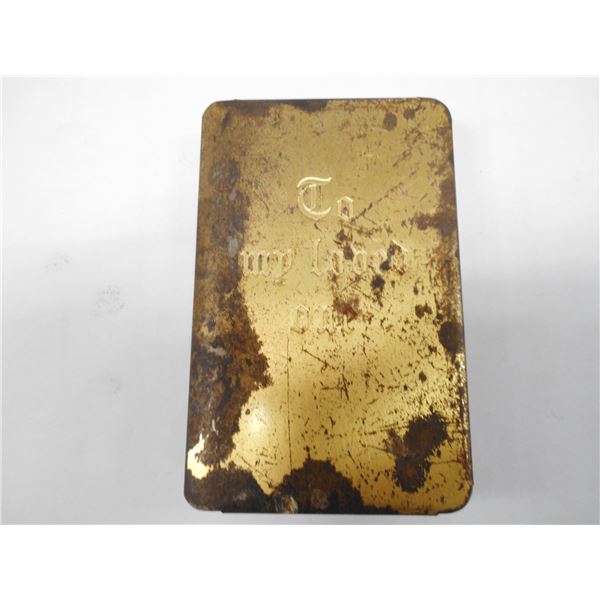 WWII METAL PLATED BIBLE