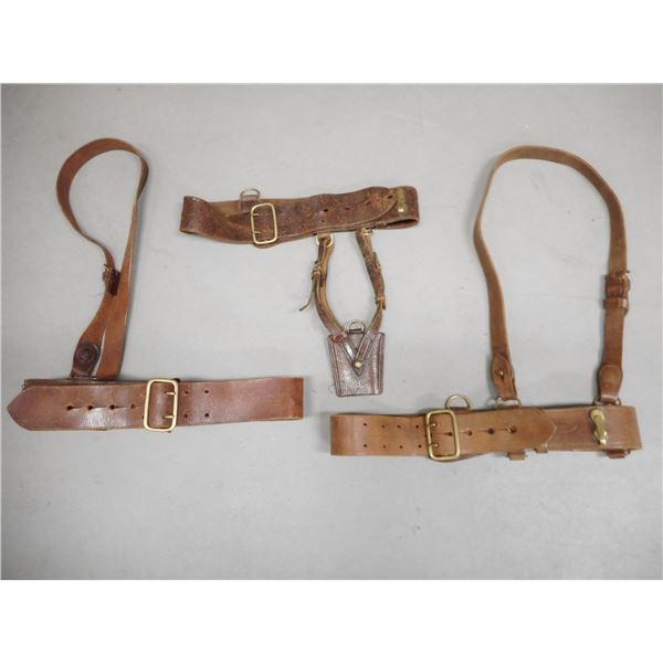 MILITARY TYPE OFFICERS BELTS