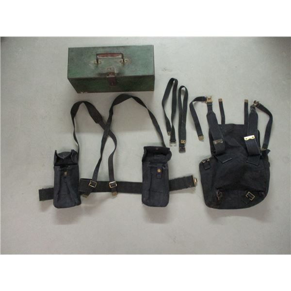 P37 WEBBING/AMMO CAN LOT