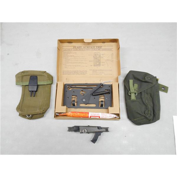 CANADIAN TRIP FLARE, POUCHES ETC LOT