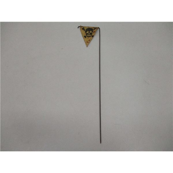WWII GERMAN MINE FIELD FLAG