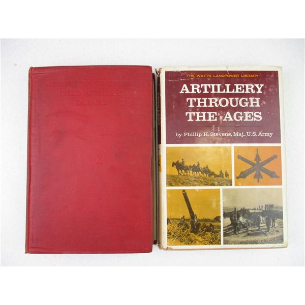 ASSORTED ARTILLERY BOOKS