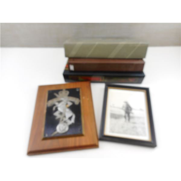 BINDER/PLAQUE/PICTURE LOT