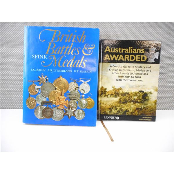 AUSTRALIAN/BRITISH AWARDS BOOKLETS