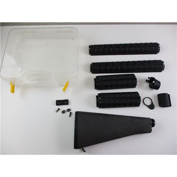 ASSTORED M-4 FORENDS & STOCK ETC