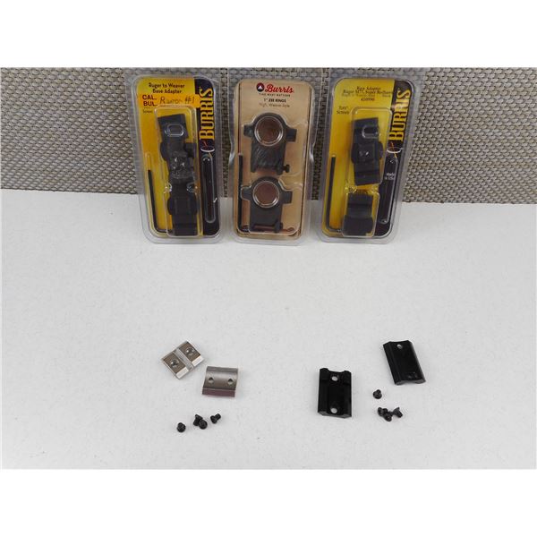 ASSORTED SCOPE BASES + RINGS