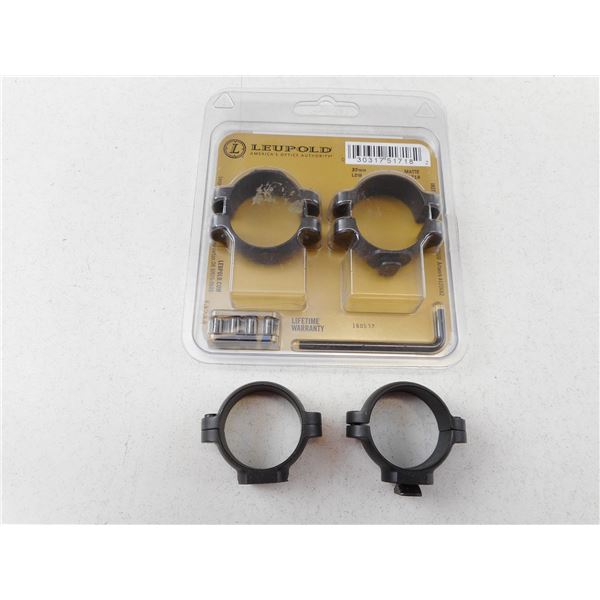 LEUPOLD 30MM + UNKNOWN SCOPE RINGS