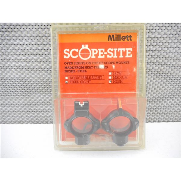 MILLET-SITE SCOPE RINGS