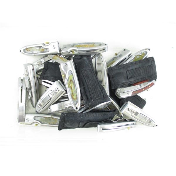ASSORTED POCKET KNIVES BULK LOT
