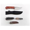 Image 1 : ASSORTED POCKET KNIVES + HUNTING STYLE KNIFE