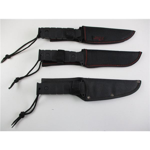 ASSORTED SURVIVAL TYPE KNIVES