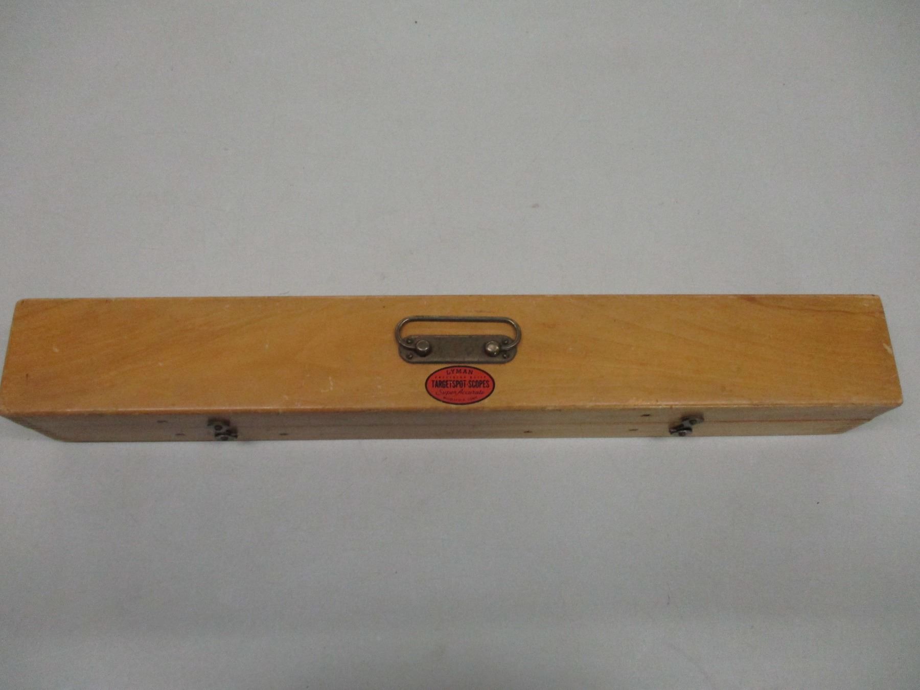 LYMAN TARGET SCOPE STORAGE BOX