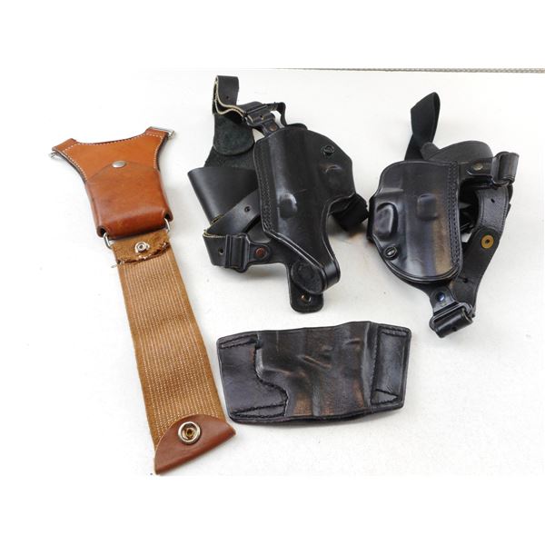 ASSORTED SHOULDER STRAP HOLSTERS