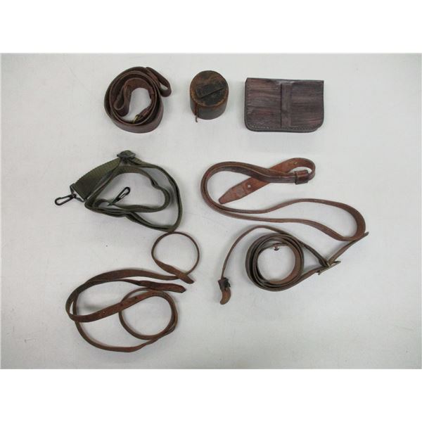 ASSORTED SLINGS / LEATHER