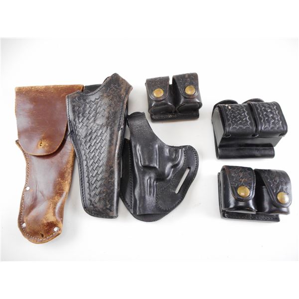 REVOLVER STYLE LEATHER HOLSTERS