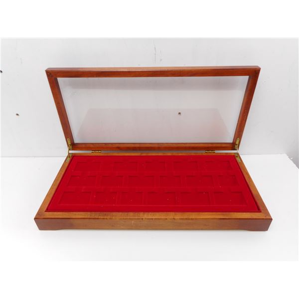 WOODEN DISPLAY CASE