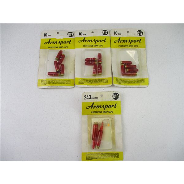 ARMSPORT PROTECTIVE SNAP CAPS