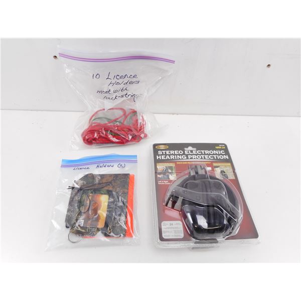 ASSORTED SHOOTING ACCESSORIES