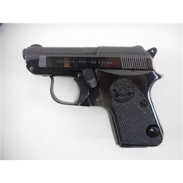 TAURUS , MODEL: PT51 , CALIBER: 6.35MM