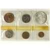 Image 2 : 1964 MEXICO UNC COIN SET WITH .100 SILVER PESO