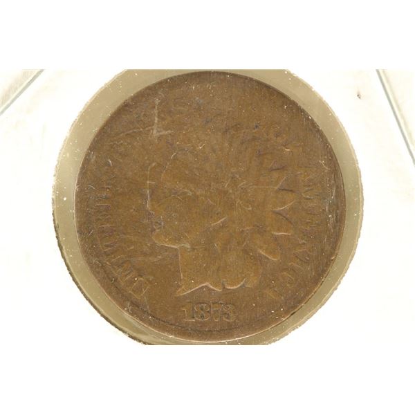 1873 OPEN 3 INDIAN HEAD CENT KEY DATE