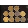 Image 1 : 10 ASSORTED 1910-1920 CANADA LARGE CENTS