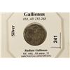 Image 3 : SILVER 253-268 A.D. GALLIENUS ANCIENT COIN
