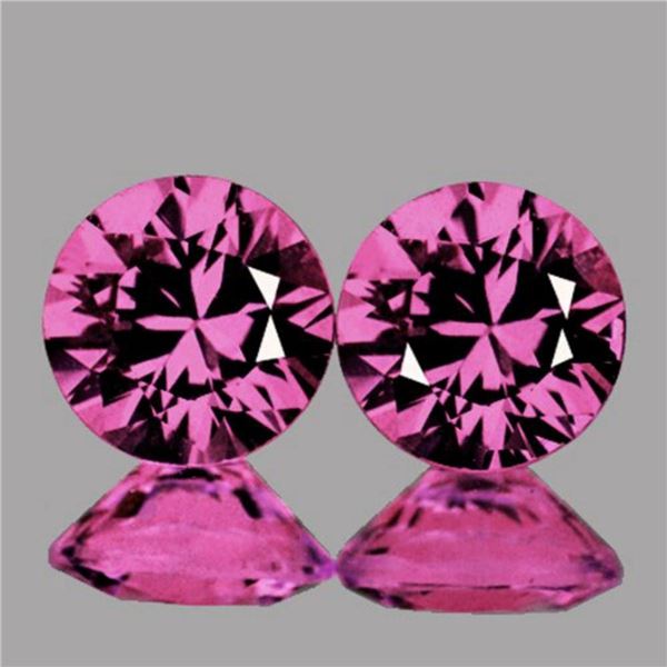 Natural  Untreated AAA Pink Sapphire Pair - FL