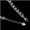Image 3 : Natural Stunning Oval Red Ruby Bracelet