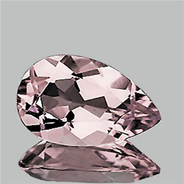 Natural Peach Pink Morganite 10x6 MM[Flawless-VVS]