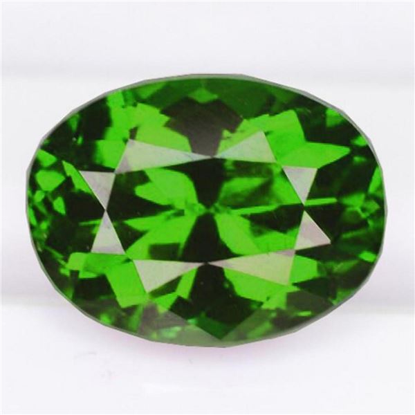 Natural Chrome Green Tourmaline 8x6 MM - FL