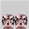 Image 1 : Natural Peach Pink Morganite Pair 6.92 Cts [VVS]