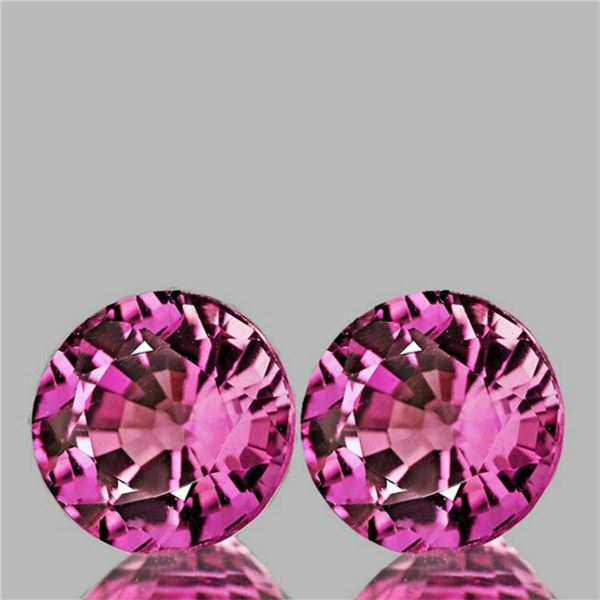 Natural Pink Burma Spinel Pair {Flawless-VVS1}