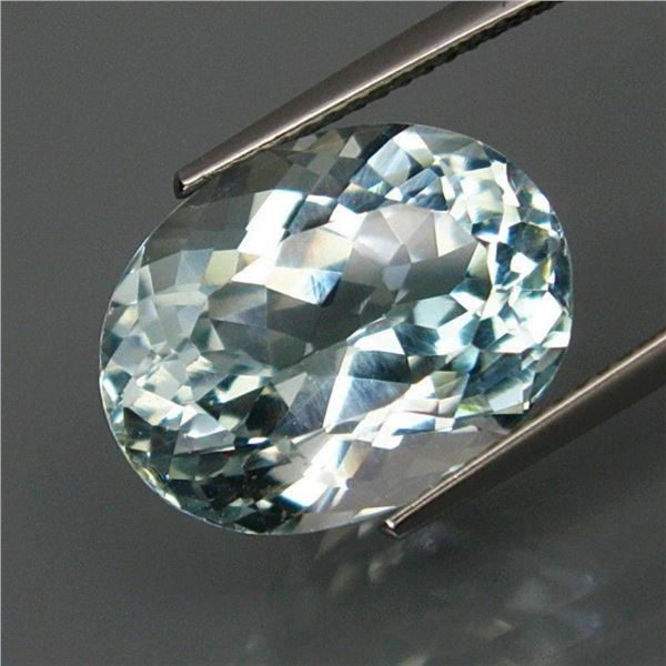 Natural Aquamarine Color Topaz 13.37 Ct
