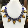 Image 1 : Tibet Natural Stone Tribal Queen Royal Necklace