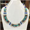 Image 1 : Tibet Natural Stone Tribal Queen Royal Necklace