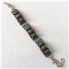 Image 1 : Tibet Hand Made Turquoise Bracelet