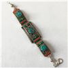 Image 2 : Tibet Hand Made Turquoise Bracelet
