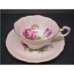 PARAGON CUP /SAUCER - SHABBY ROSES #1847133