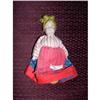 Image 1 : 4" Russian Doll with Red  Apron #1847274