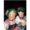 Image 1 : Pair of cloth dolls from European Country #1847417
